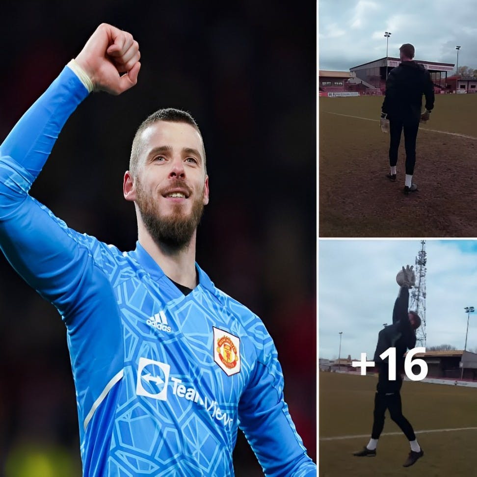 Cover Image for David De Gea trains at English club as unemployed former Man Utd star hints at comeback