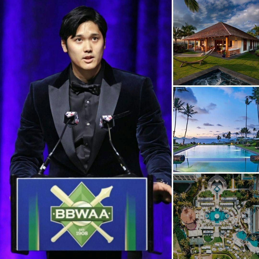 Cover Image for Dodgers star Shohei Ohtani invests $17.3 million in an opulent Hawaiian retreat with specialized training facilities for pre-season preparation
