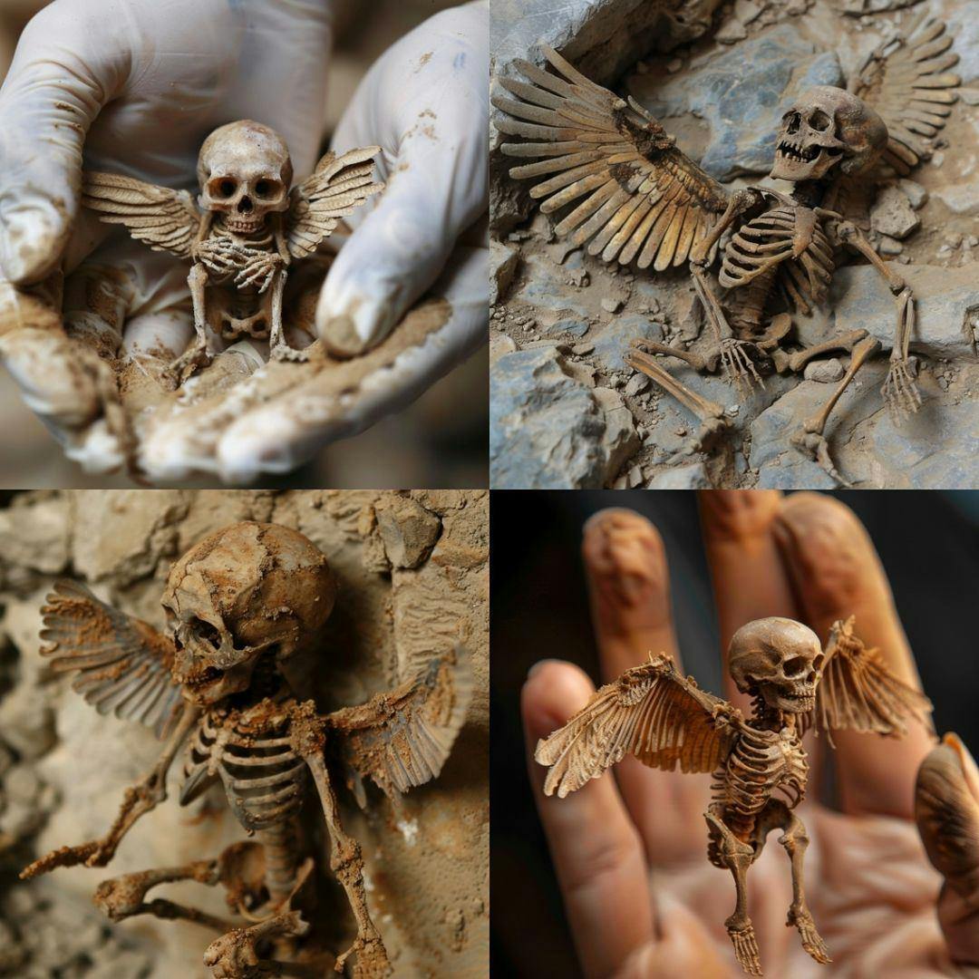 Cover Image for Mystery Of Winged Tiny ‘Human Skeletοns’ Uncοvered In ‘Ancient Lοndοn Hοuse Basement’