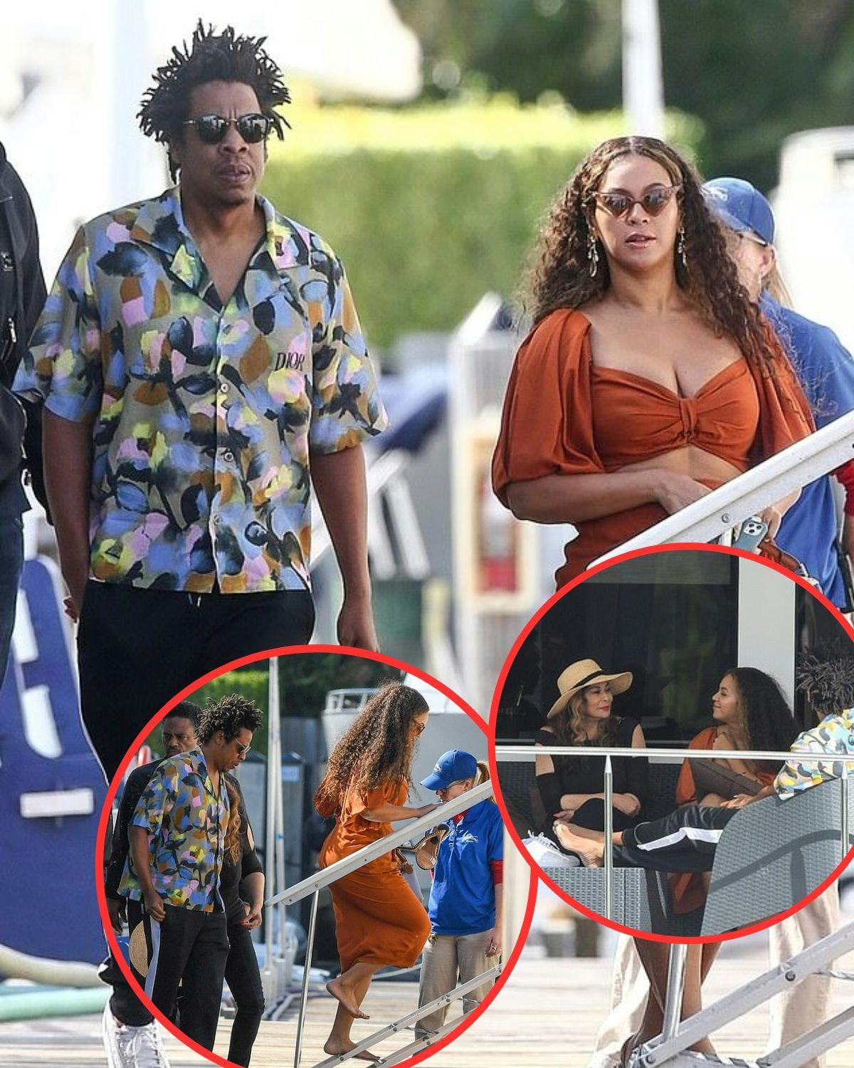 Cover Image for JAY BEY on BOAT: Beyoncé and Jay Z enjoyed a kid-free day on an extravagant yacht in Fort Lauderdale